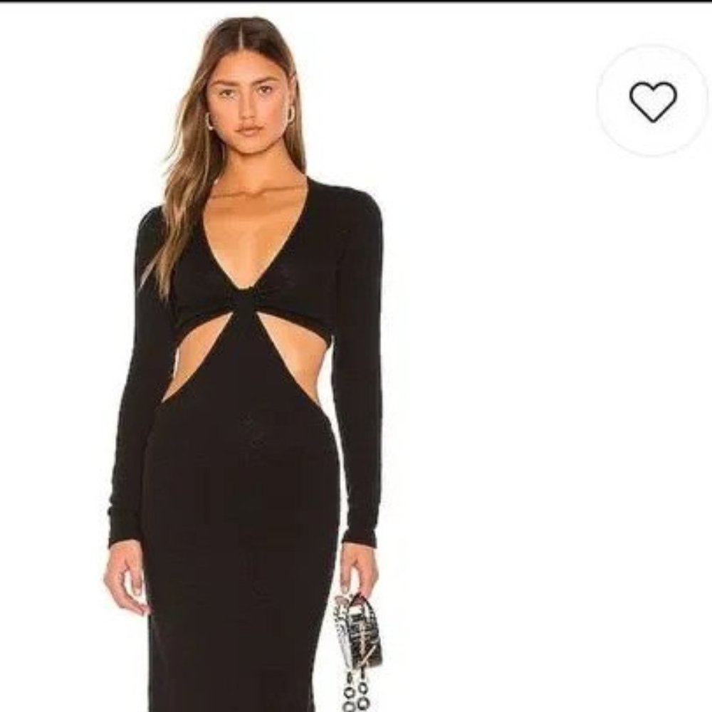 New With Tags -  Cult Gaia Jana Dress Black size M